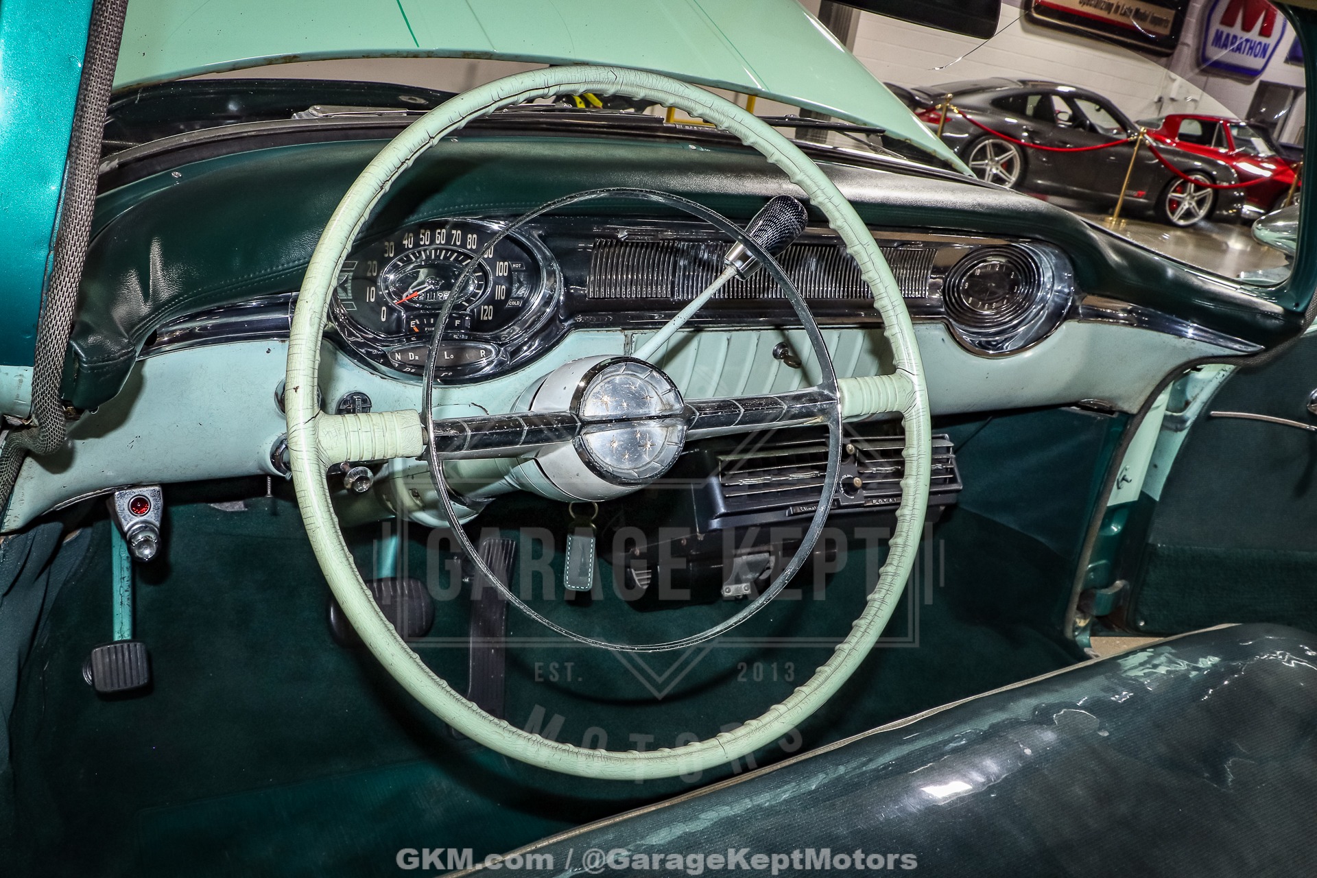 Oldsmobile-Other-1956-Green-Green-16