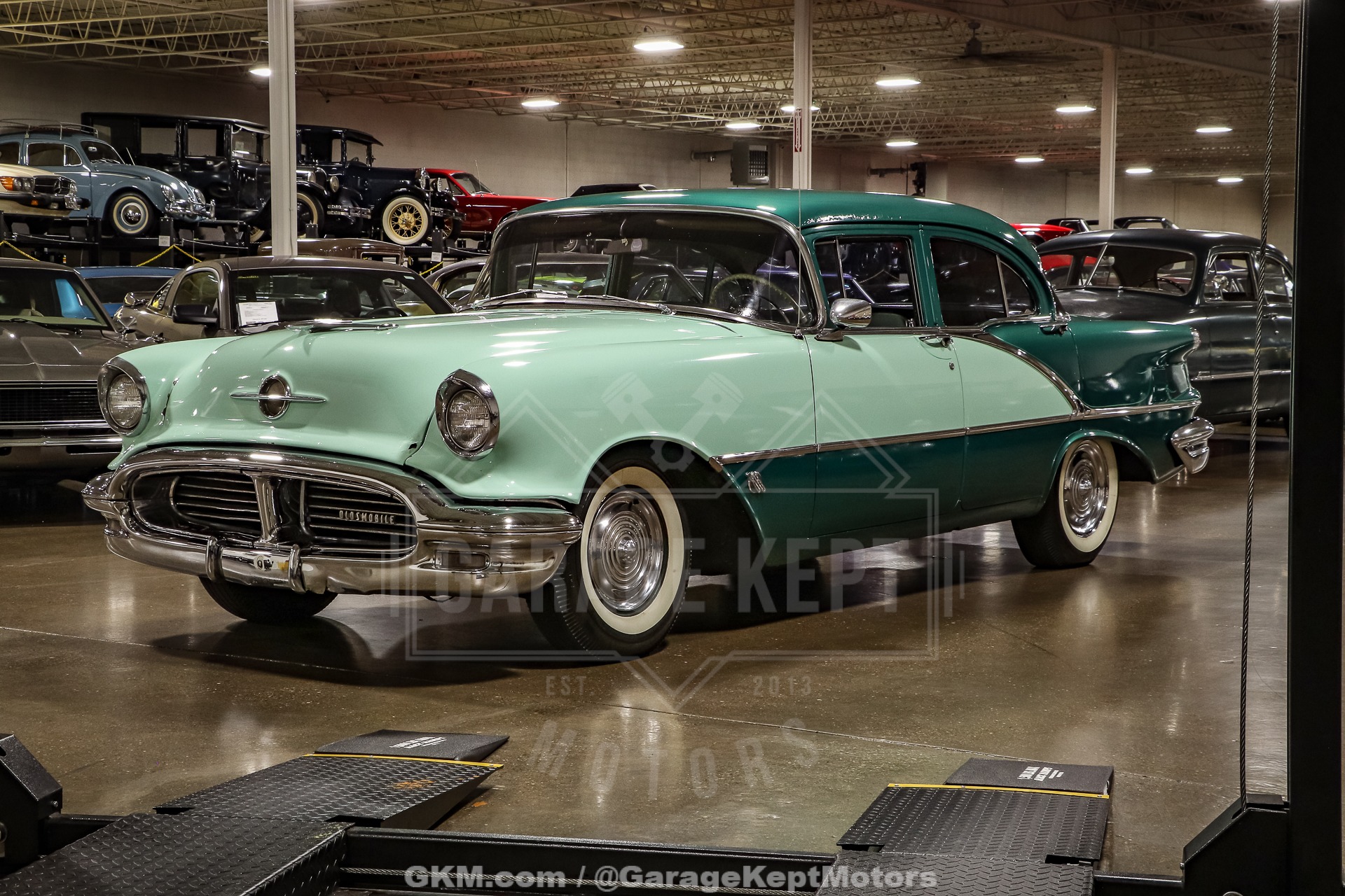 Oldsmobile-Other-1956-Green-Green-19