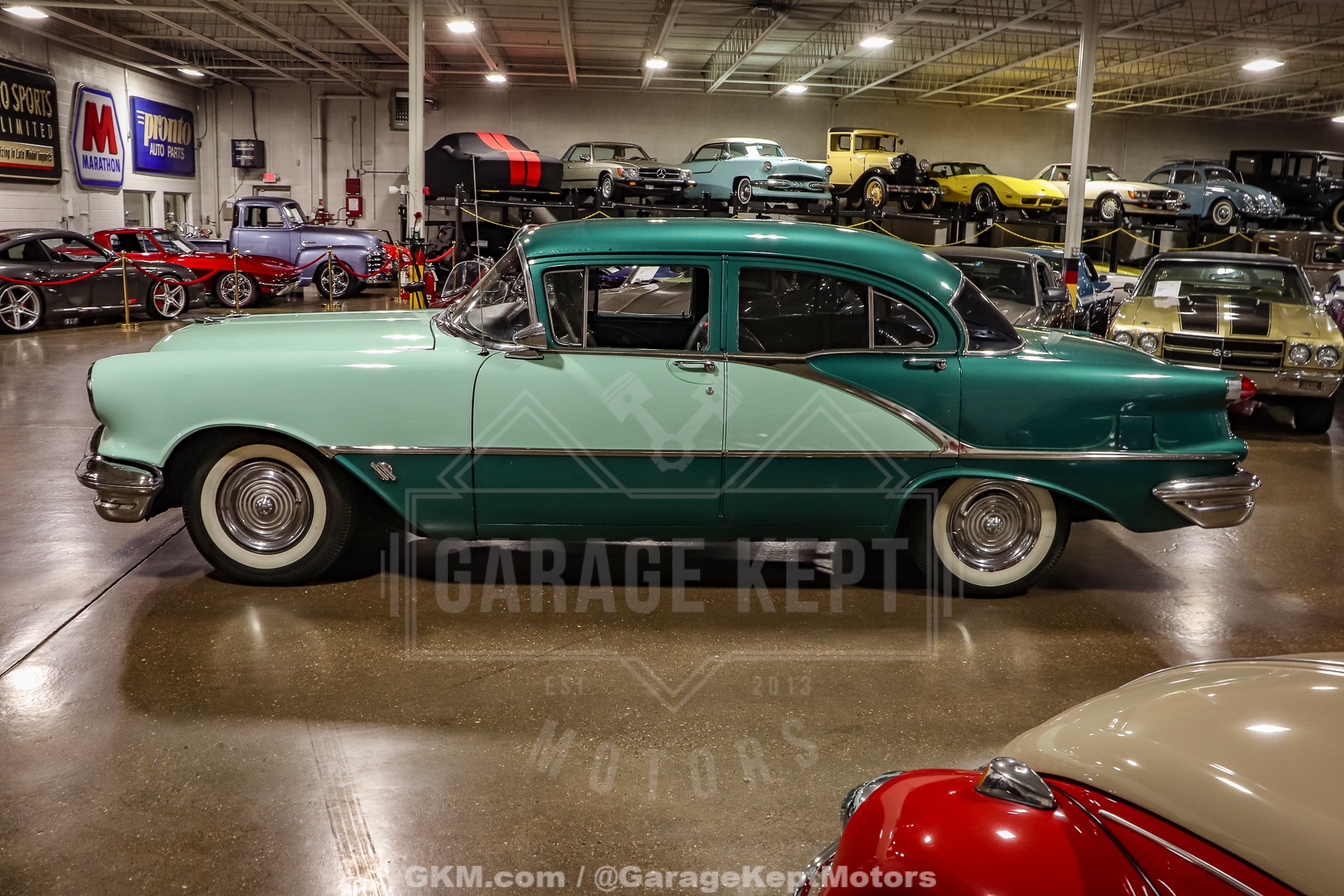 Oldsmobile-Other-1956-Green-Green-21