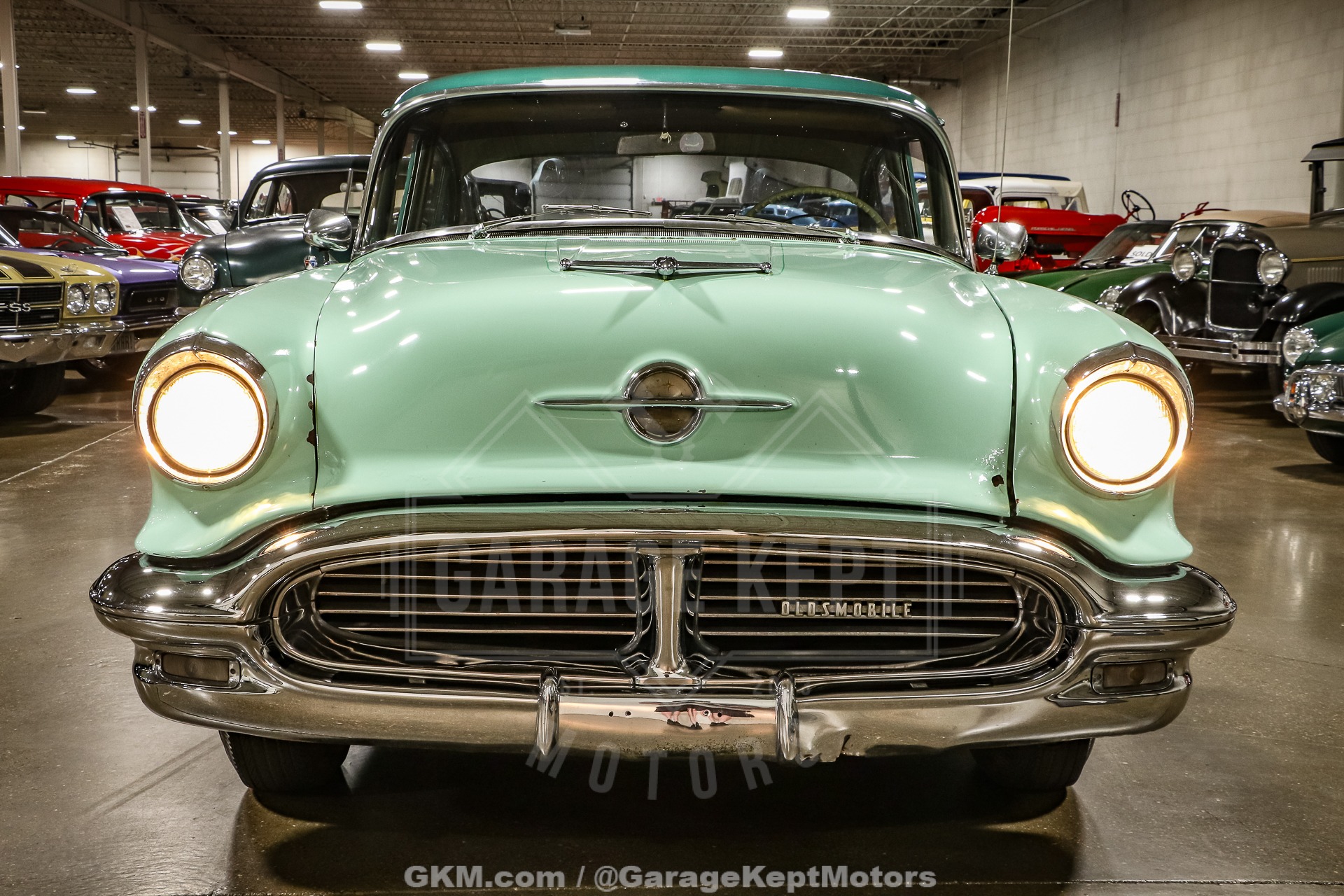 Oldsmobile-Other-1956-Green-Green-24