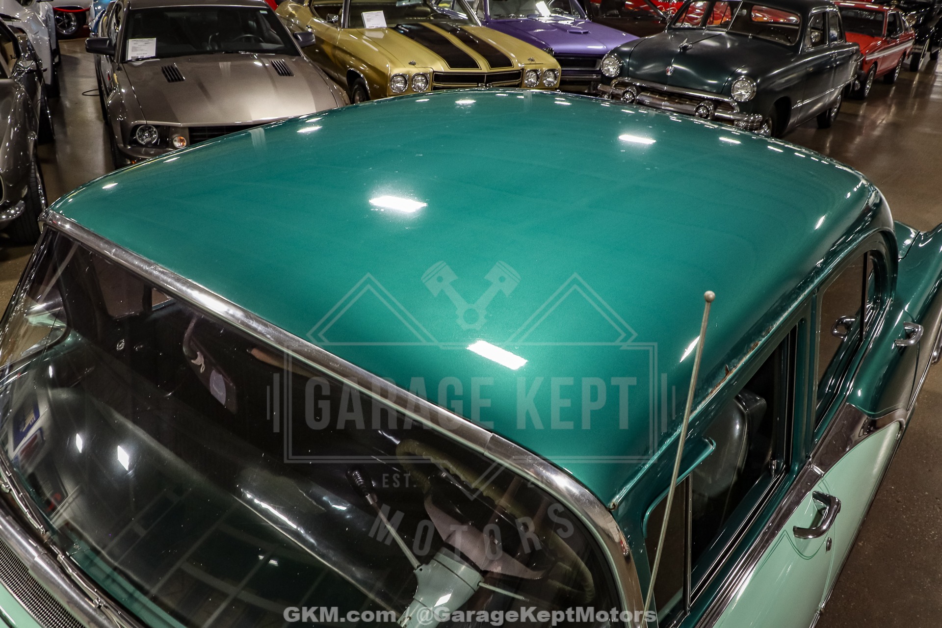 Oldsmobile-Other-1956-Green-Green-25