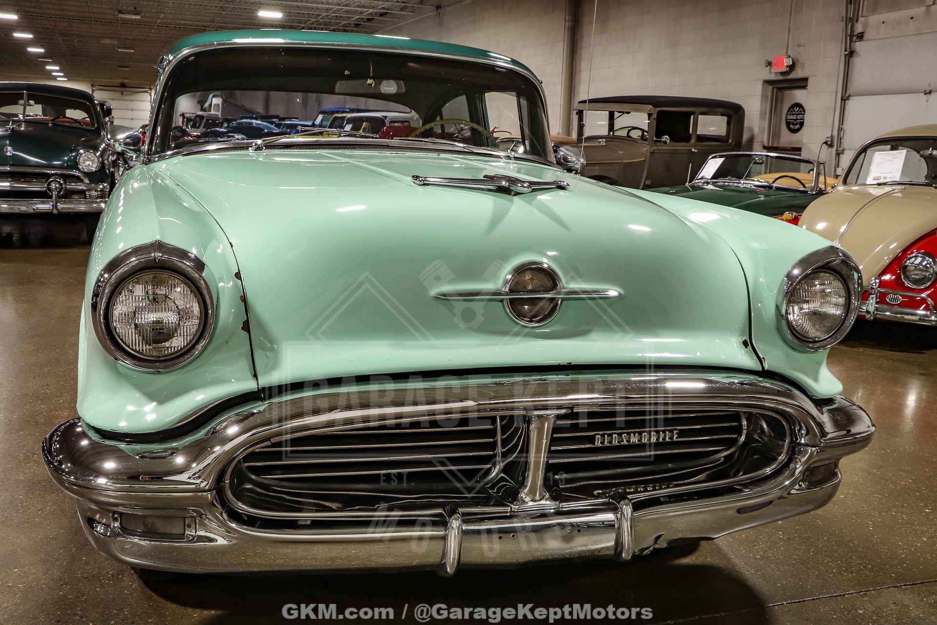 Oldsmobile-Other-1956-Green-Green-34