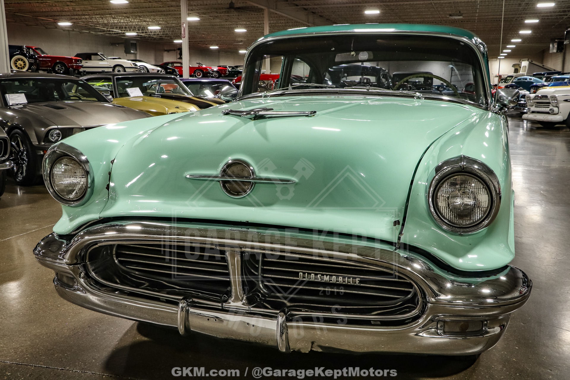 Oldsmobile-Other-1956-Green-Green-35