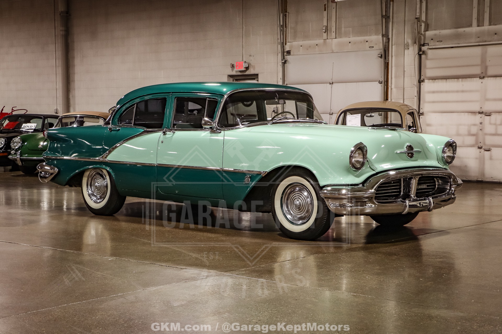 Oldsmobile-Other-1956-Green-Green-44