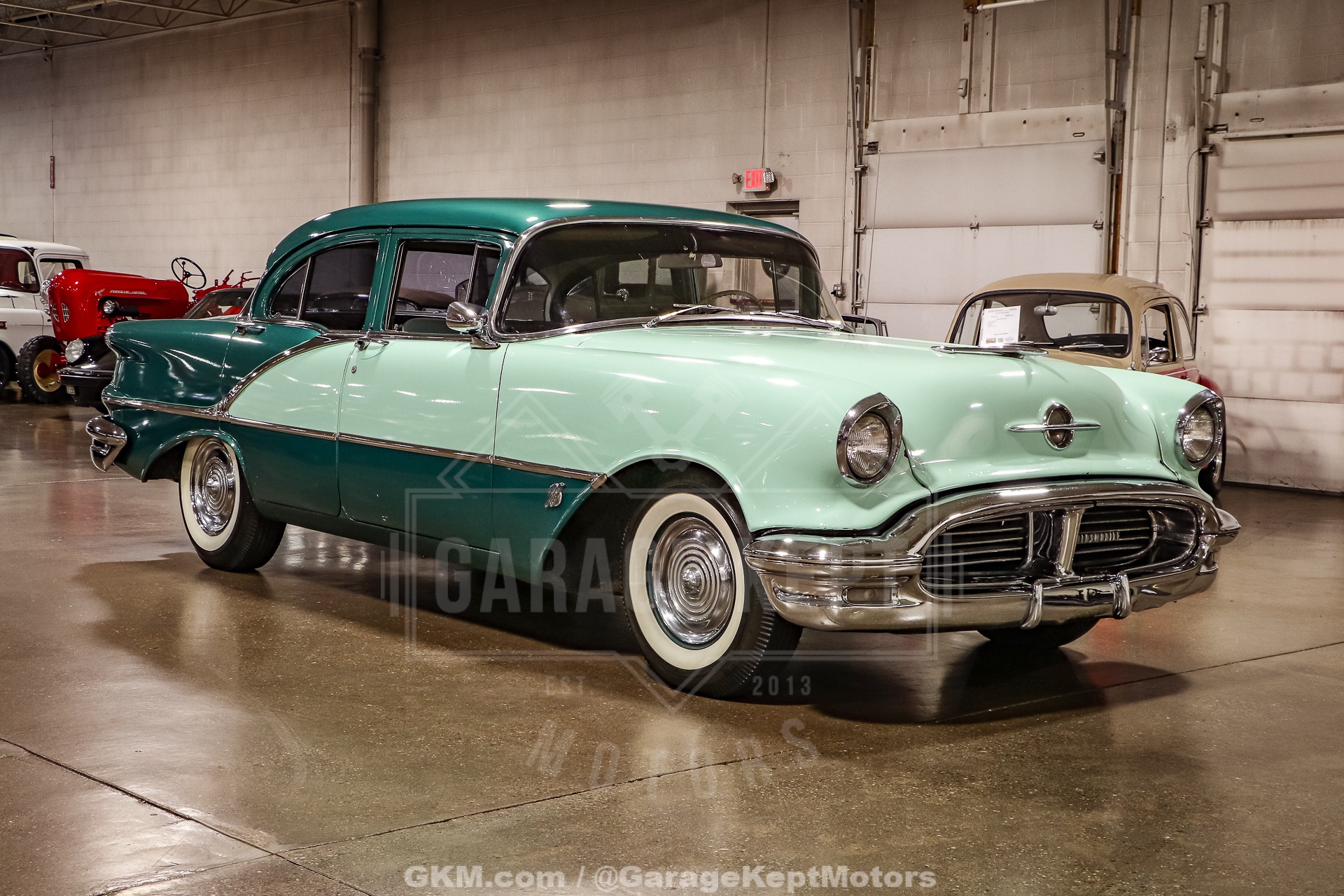 Oldsmobile-Other-1956-Green-Green-46