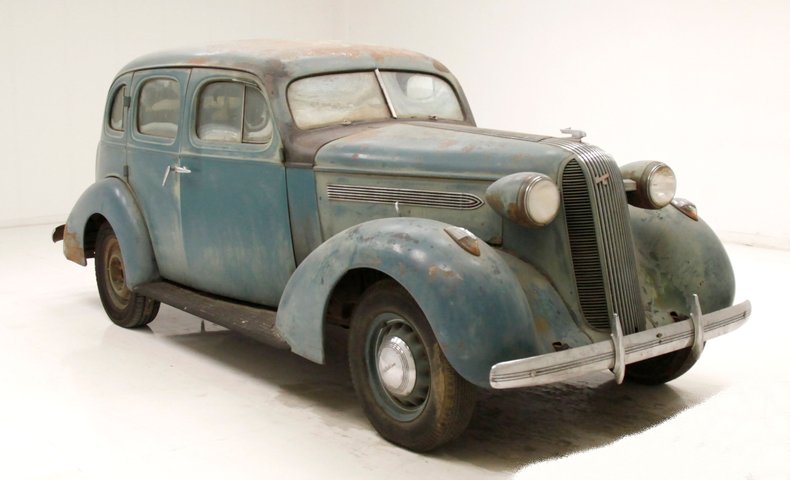Pontiac-Other-1936-Light-Blue-Brown-16