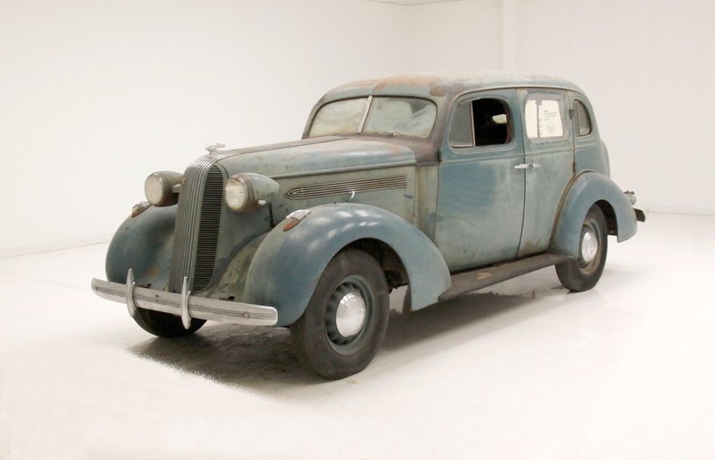 Pontiac-Other-1936-Light-Blue-Brown-7