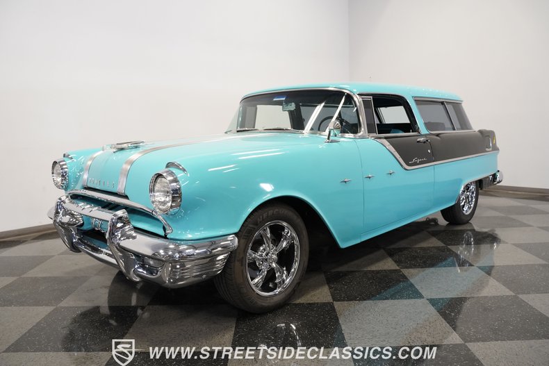 Pontiac-Safari-1955-Teal-Black-13