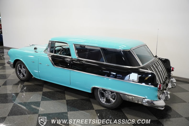 Pontiac-Safari-1955-Teal-Black-16