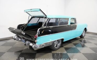 Pontiac-Safari-1955-Teal-Black-23