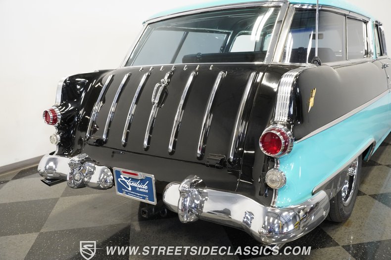 Pontiac-Safari-1955-Teal-Black-30