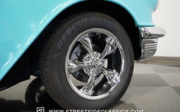 Pontiac-Safari-1955-Teal-Black-35