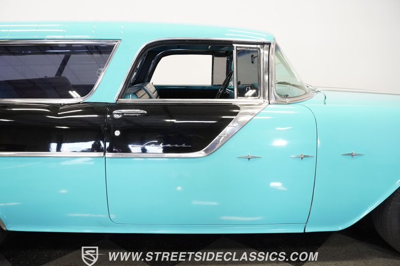 Pontiac-Safari-1955-Teal-Black-37