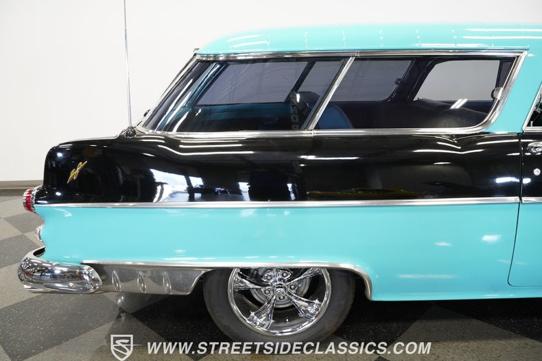 Pontiac-Safari-1955-Teal-Black-38