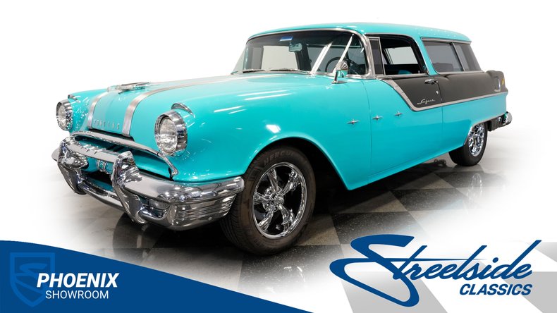 Pontiac-Safari-1955-Teal-Black-45