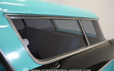 Pontiac-Safari-1955-Teal-Black-49