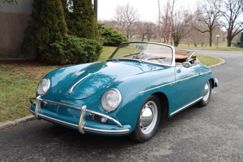 Porsche-356a-1959-Blue-Tan-1