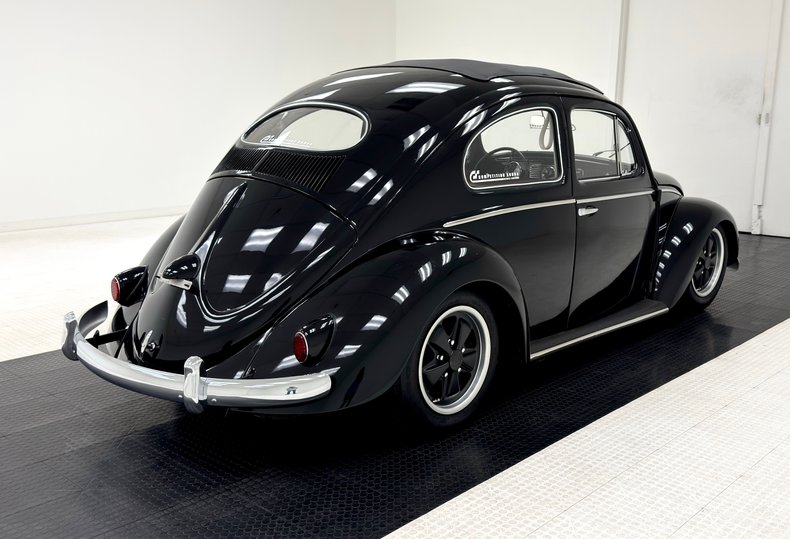 Volkswagen-Beetle-1956-Black-Oxblood-12