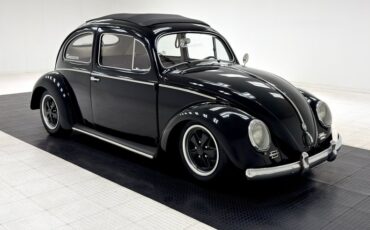 Volkswagen-Beetle-1956-Black-Oxblood-14
