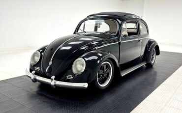 Volkswagen-Beetle-1956-Black-Oxblood-45