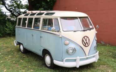 Volkswagen-Other-1974-Blue-white-Tan