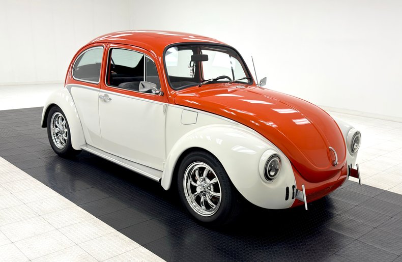 Volkswagen-Super-beetle-1972-Orange-Gray-11