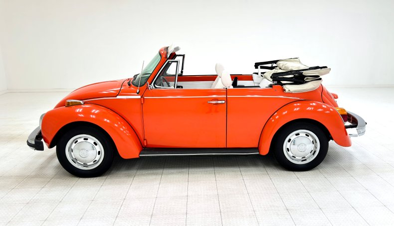Volkswagen-Super-beetle-1973-Bright-Orange-White-6