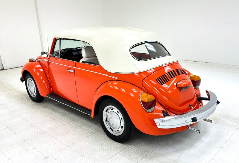 Volkswagen-Super-beetle-1973-Bright-Orange-White-7