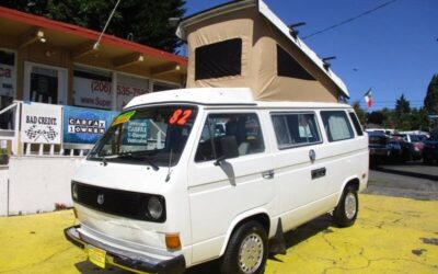 Volkswagen bus/vanagon camper 1982