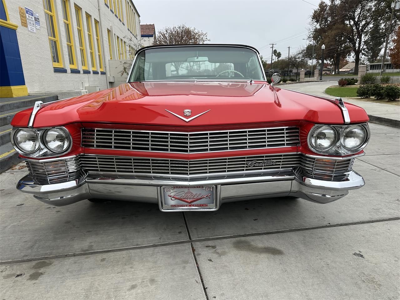 Cadillac-2-dr-convertible-1964-Red-Tan-17