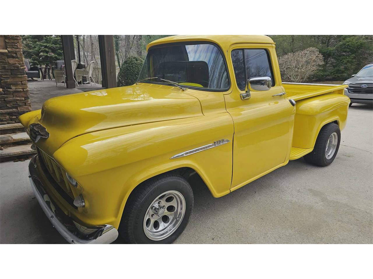 Chevrolet-12-ton-pickup-1955-Yellow-Tan-and-yellow-3