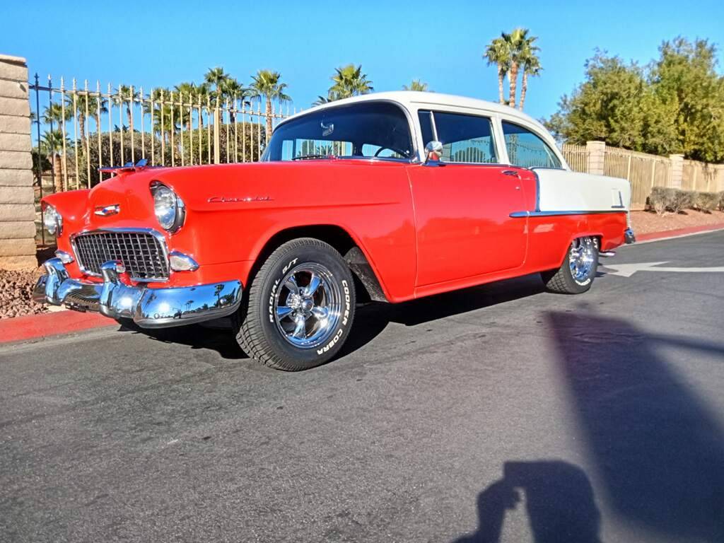 Chevrolet-2-door-sedan-1955-red-1
