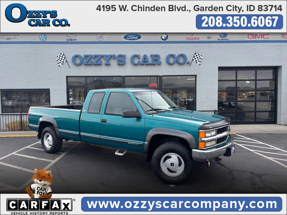 Chevrolet-2500-extended-cab-1994-green-8