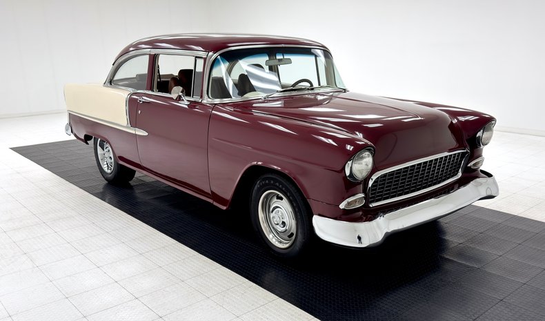 Chevrolet-Bel-air-1955-Burgundy-Saddle-19