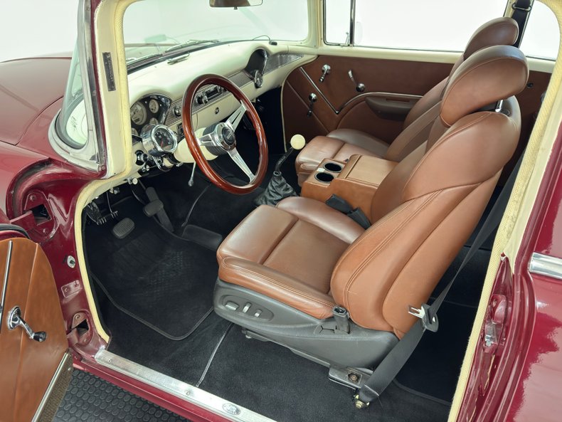 Chevrolet-Bel-air-1955-Burgundy-Saddle-33