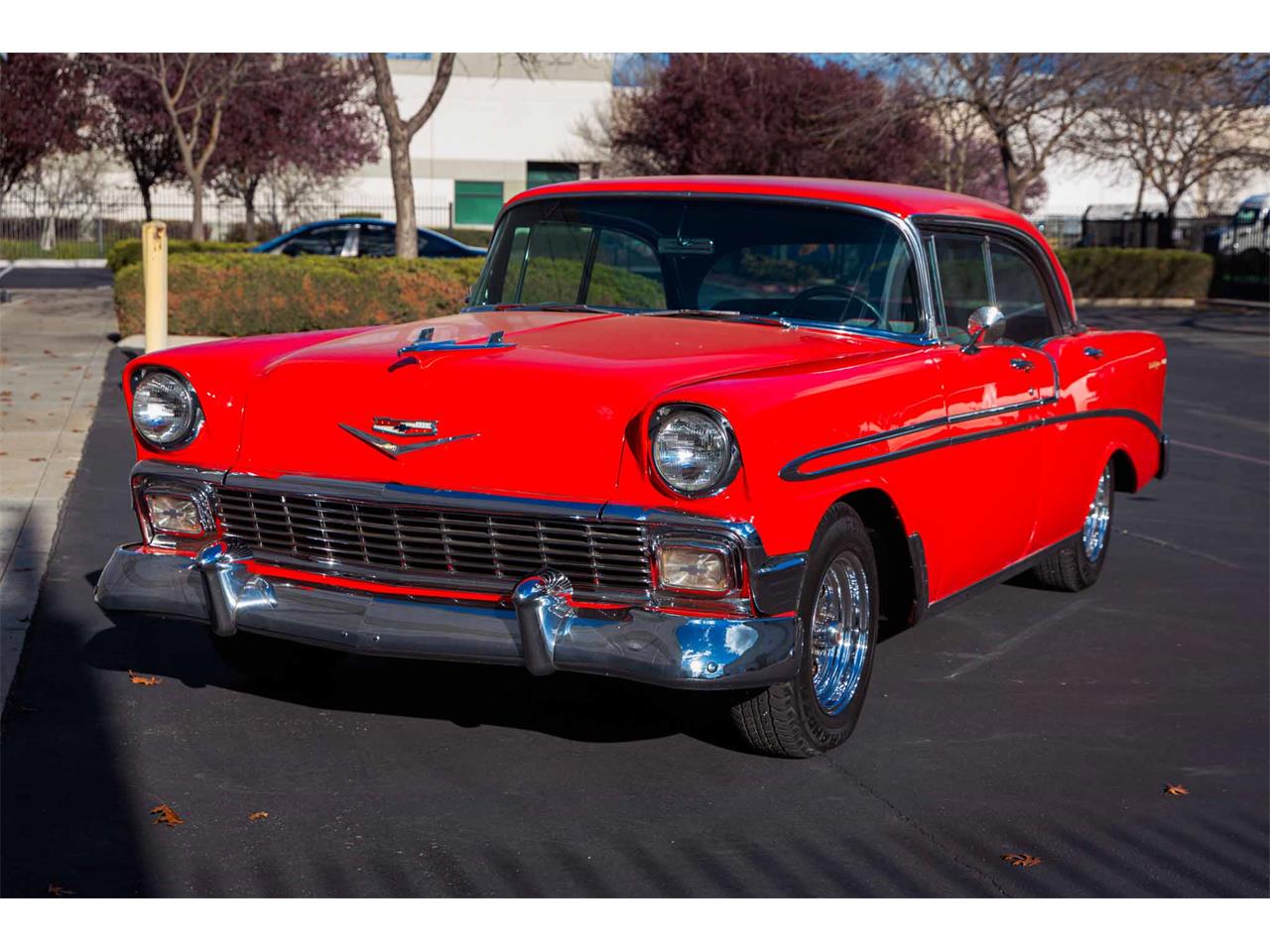 Chevrolet-Bel-air-1956-Red-Gray-7