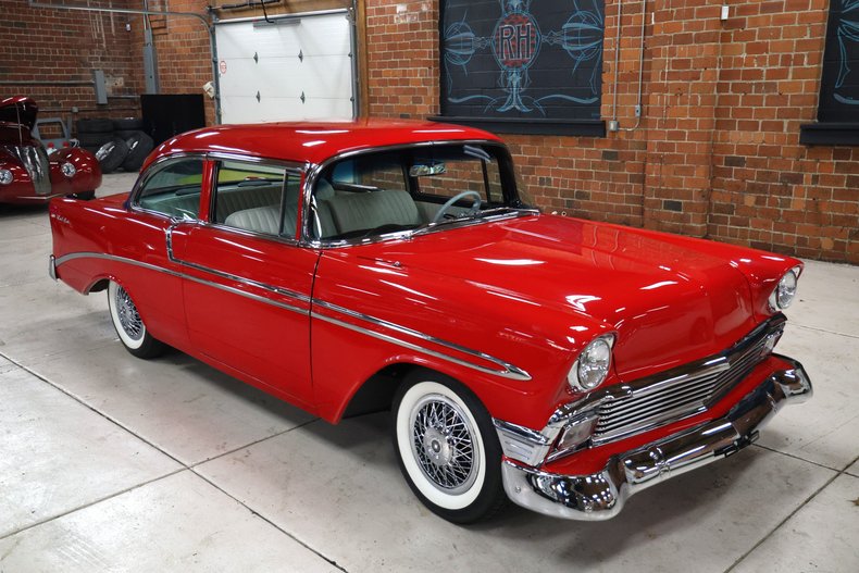 Chevrolet-Bel-air-1956-Red-White-1