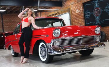 Chevrolet-Bel-air-1956-Red-White