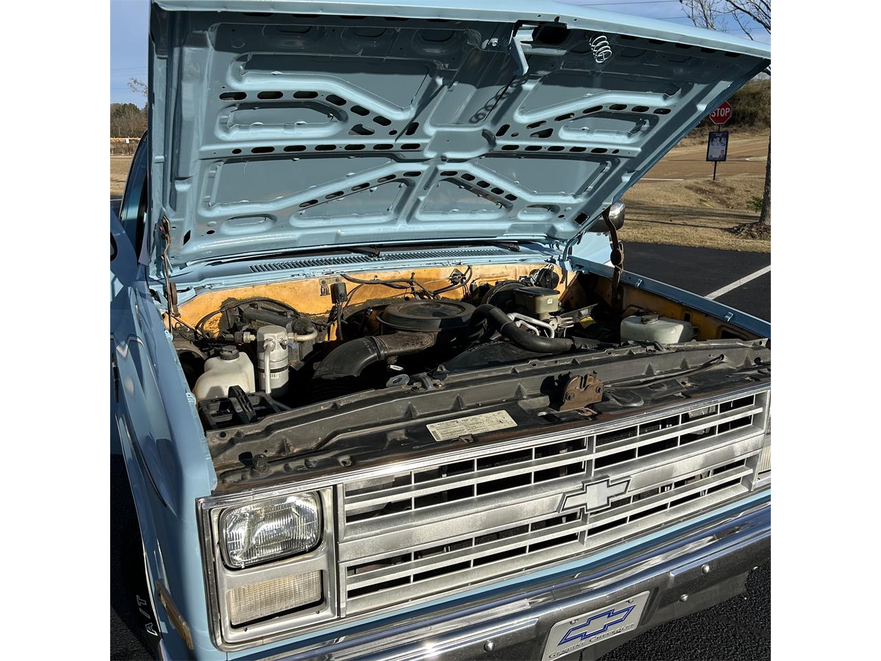 Chevrolet-C10-1987-Blue-Black-24