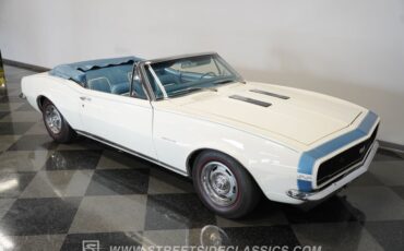 Chevrolet-Camaro-1967-Ermine-White-Bright-Blue-29