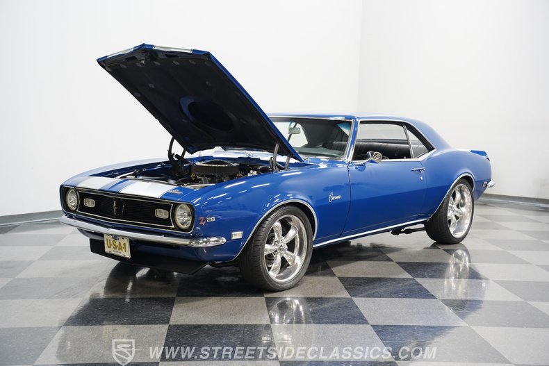 Chevrolet-Camaro-1968-Blue-Black-14