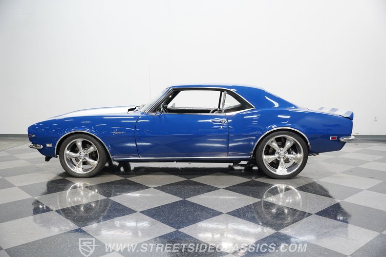 Chevrolet-Camaro-1968-Blue-Black-38