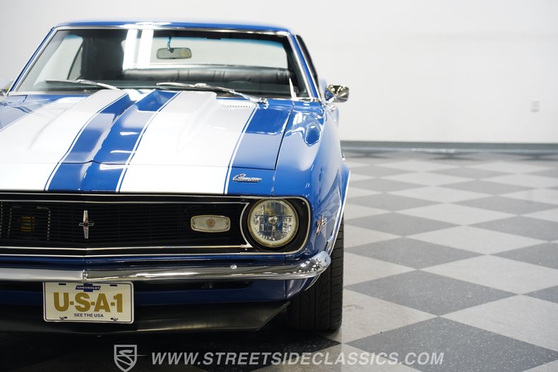 Chevrolet-Camaro-1968-Blue-Black-43