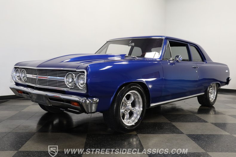 Chevrolet-Chevelle-1965-Blue-Black-23