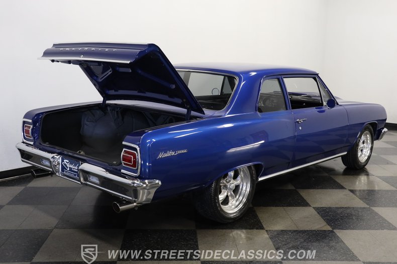 Chevrolet-Chevelle-1965-Blue-Black-48