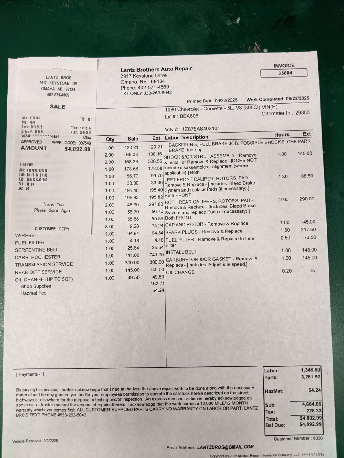 Chevrolet Corvette 1980 Coupe