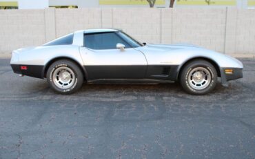 Chevrolet-Corvette-1982-Silver-Gray