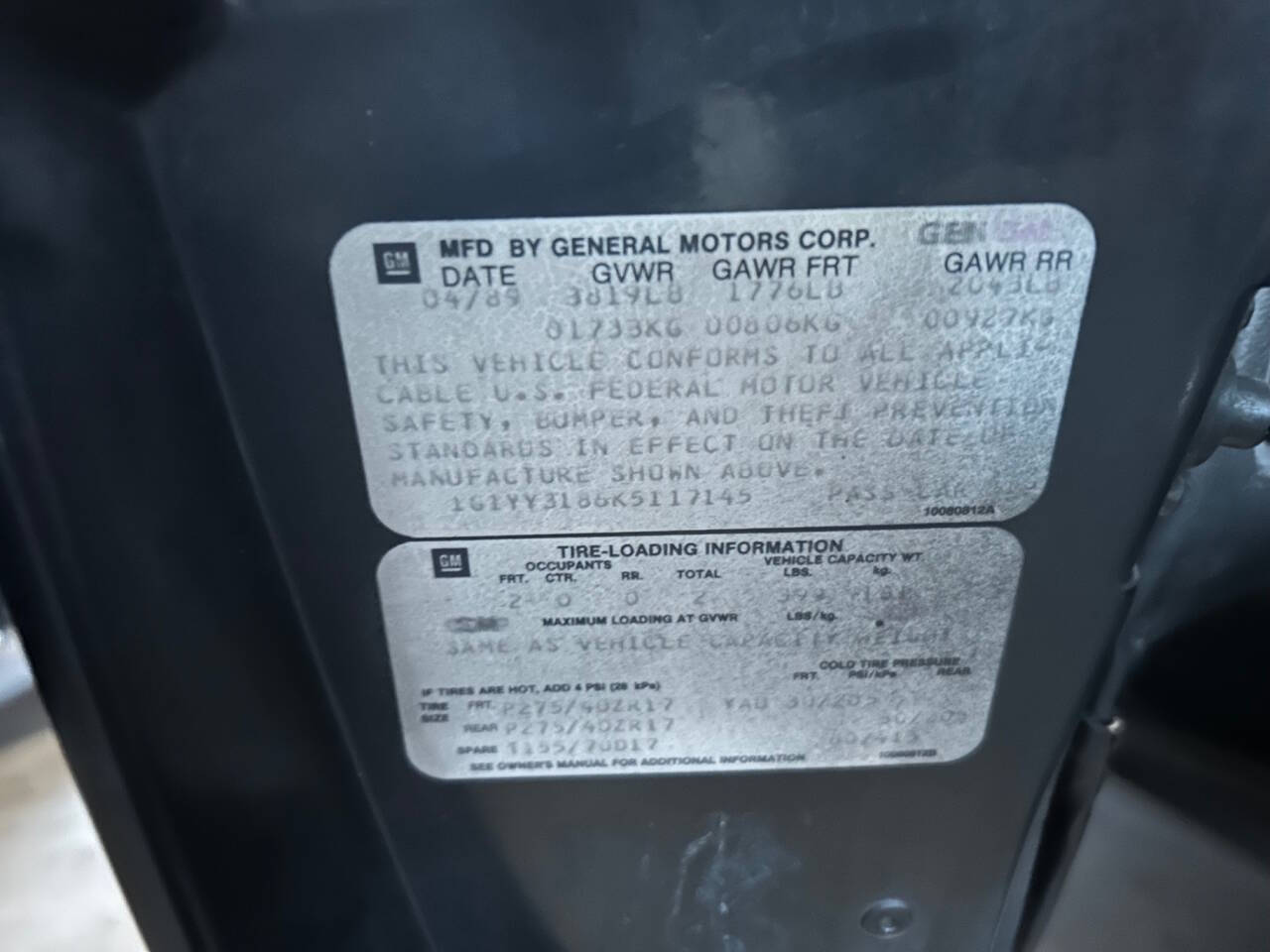 Chevrolet-Corvette-1989-Convertible-28