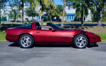 Chevrolet-Corvette-1989-Dark-Red-Metallic-Black-2