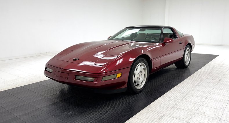 Chevrolet-Corvette-1995-Dark-Red-Metallic-Light-Gray-28